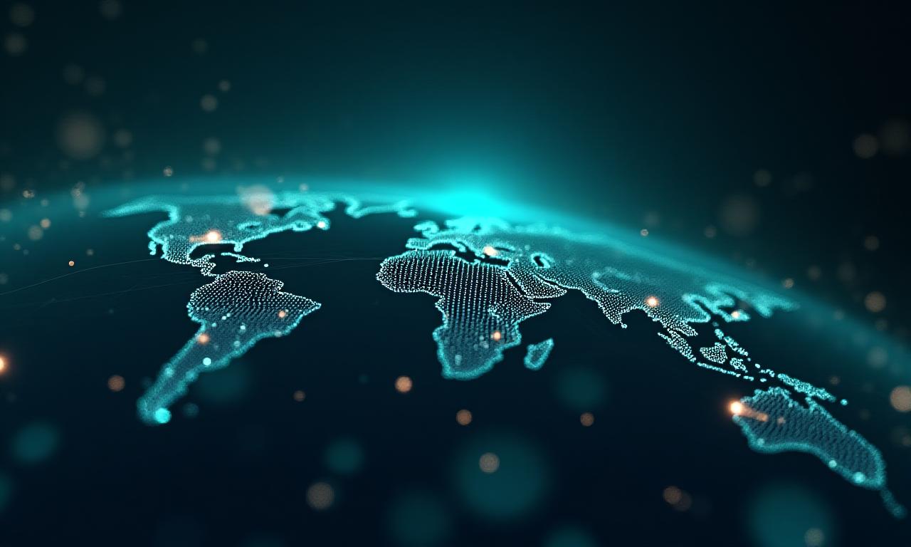 Global logistics network visualization